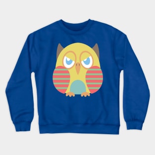 Annoyed little owl Crewneck Sweatshirt